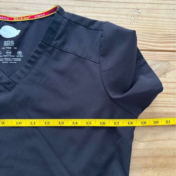 Dickies Black Scrub Top Size XS - Picture 8 of 9